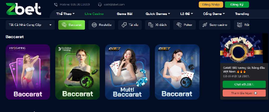 Nhanh chóng làm giàu cùng casino Zbet